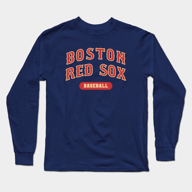 boston red sox Long Sleeve T-Shirt by GS